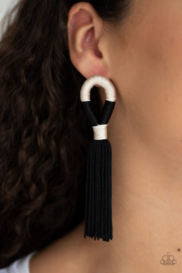 Moroccan Mambo - Black Earring 2725E
