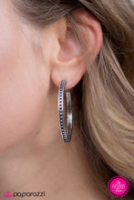 Load image into Gallery viewer, TRIBE As I May - Silver Hoops Earrings 2559E