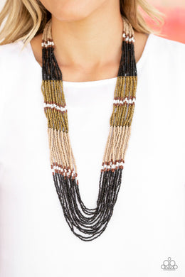 Rio Roamer - Black Necklace 80n