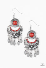 Load image into Gallery viewer, Mantra To Mantra - Red Earring 2554E