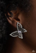 Load image into Gallery viewer, Wispy Wings - Purple Earring