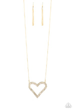Load image into Gallery viewer, Pull Some HEART - strings - Gold Necklace 1134N