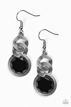 Load image into Gallery viewer, Be GLAM Enough - Black Earrings 2537E