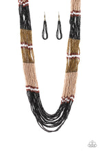 Load image into Gallery viewer, Rio Roamer - Black Necklace 80n