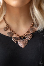 Load image into Gallery viewer, Love Lockets - Copper Necklacs