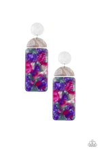 Load image into Gallery viewer, Haute On Your Heels - Purple Earring 72E