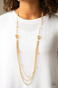 Dare To Dazzle - Gold Necklace 1018n