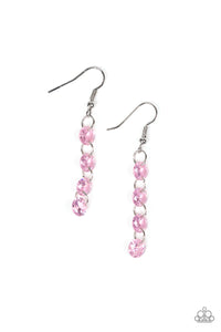 Trickle Down Effect - Pink Earring 2657E