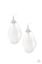 Load image into Gallery viewer, Tassel Tempo - White Earring 2731E