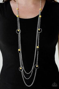 Beachheads Babe - Yellow Necklace