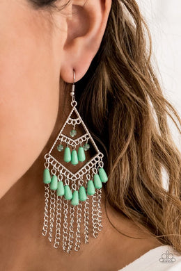 Trending Transcendence - Green Earring 2721E