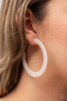 HAUTE Tamale - White Earring 19E