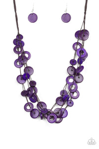 Wonderfully Walla Walla - Purple  Necklace 1381n