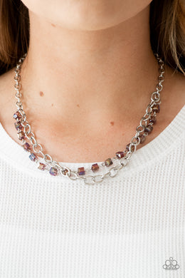 Block Party Princess - Purple Necklace