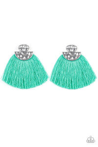 Make Some PLUME - Green Earring 17E