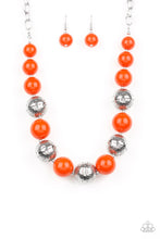 Load image into Gallery viewer, Floral Fusion - Orange Necklace
