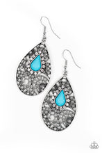 Load image into Gallery viewer, Modern Monte - Blue Earring