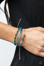 Load image into Gallery viewer, Holographic Hike -Blue Bracelet 1773b