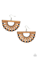 Load image into Gallery viewer, Wooden Wonderland - Black Earring 2814e