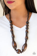 Load image into Gallery viewer, Tropical Heat Wave - Brown Necklace