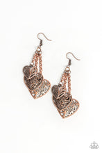 Load image into Gallery viewer, Once Upon A Heart - Copper Earring 106E