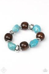 Earth Godess - Blue Necklace & Bracelet Set
