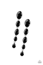 Load image into Gallery viewer, Red Carpet Radiance  - Black Earring 54e
