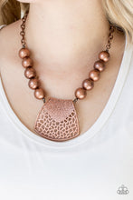 Load image into Gallery viewer, Large and In Charge - Copper Necklace 1n