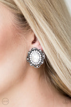 Load image into Gallery viewer, Dine and Dapper - White Earring