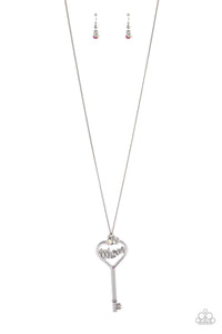 The Key To Mom Heart - Multi Necklace