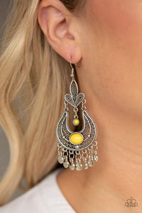 Fiesta Flair - Yellow Earring