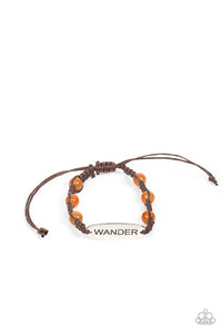 Roaming For Days - Orange Bracelet 1530b