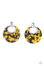 Load image into Gallery viewer, Metro Zoo - Yellow Earring 2763e