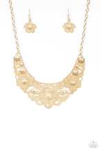 Load image into Gallery viewer, Petunia Paradise - Gold Necklace