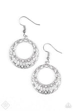 Load image into Gallery viewer, Glitter On Repeat  - Silver Earring