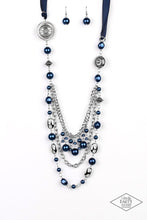 Load image into Gallery viewer, All The Trimmings -Blue Necklace 1241N