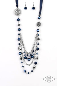 All The Trimmings -Blue Necklace 1241N