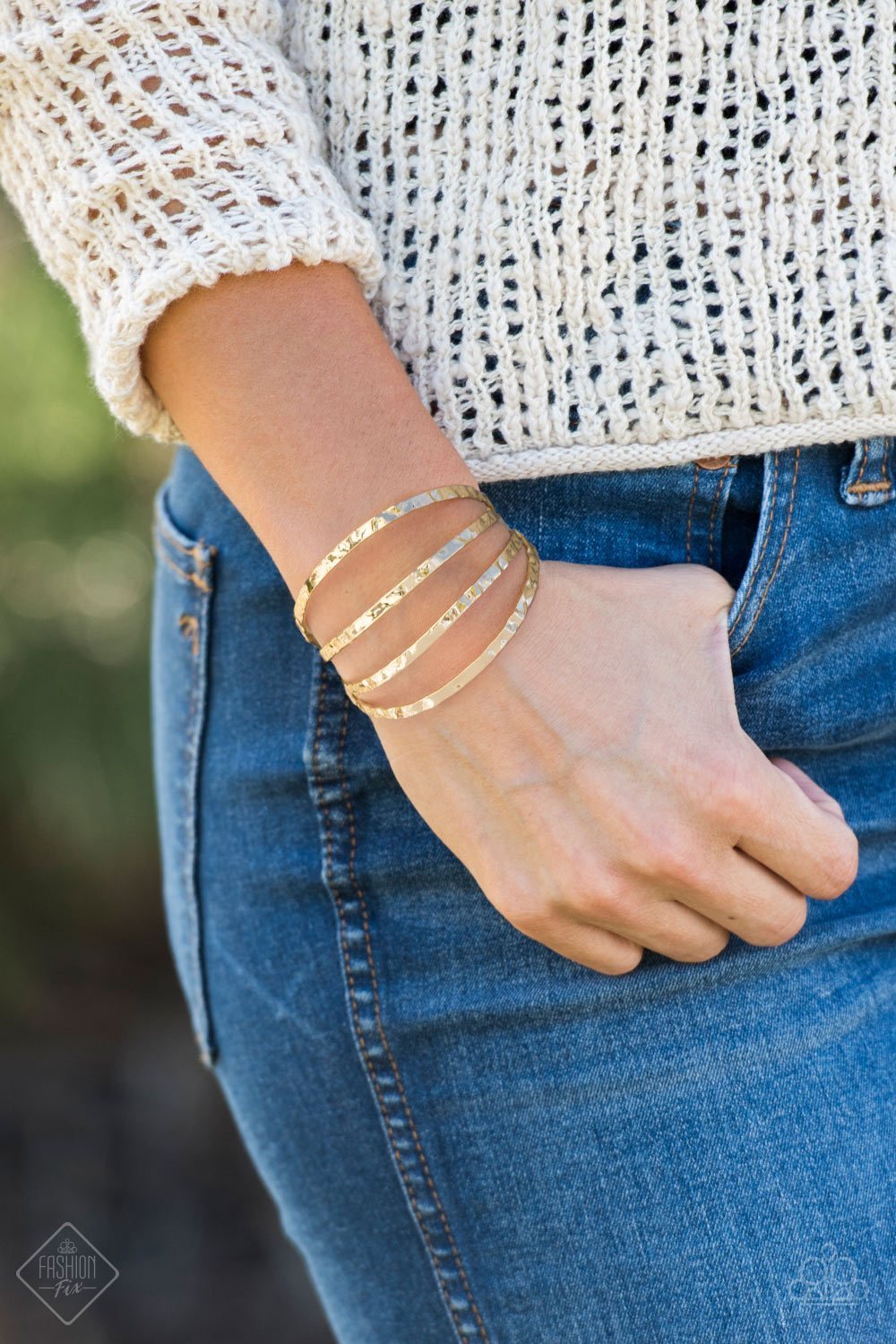 Get Used To GRIT - Gold Bracelet