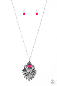 Inde - PENDANT Idol - Pink Necklace 2602N