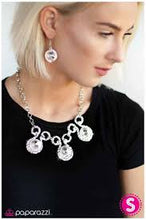 Load image into Gallery viewer, Hypnotized-  Silver Blockbuster Necklace 1279N