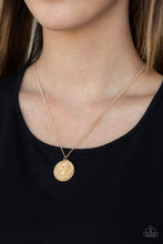 Load image into Gallery viewer, Breezy Palm Trees - Gold Necklace 2608N