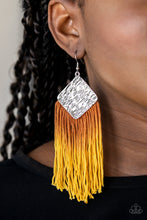 Load image into Gallery viewer, DIP The Scales - Yellow Earring 2805e