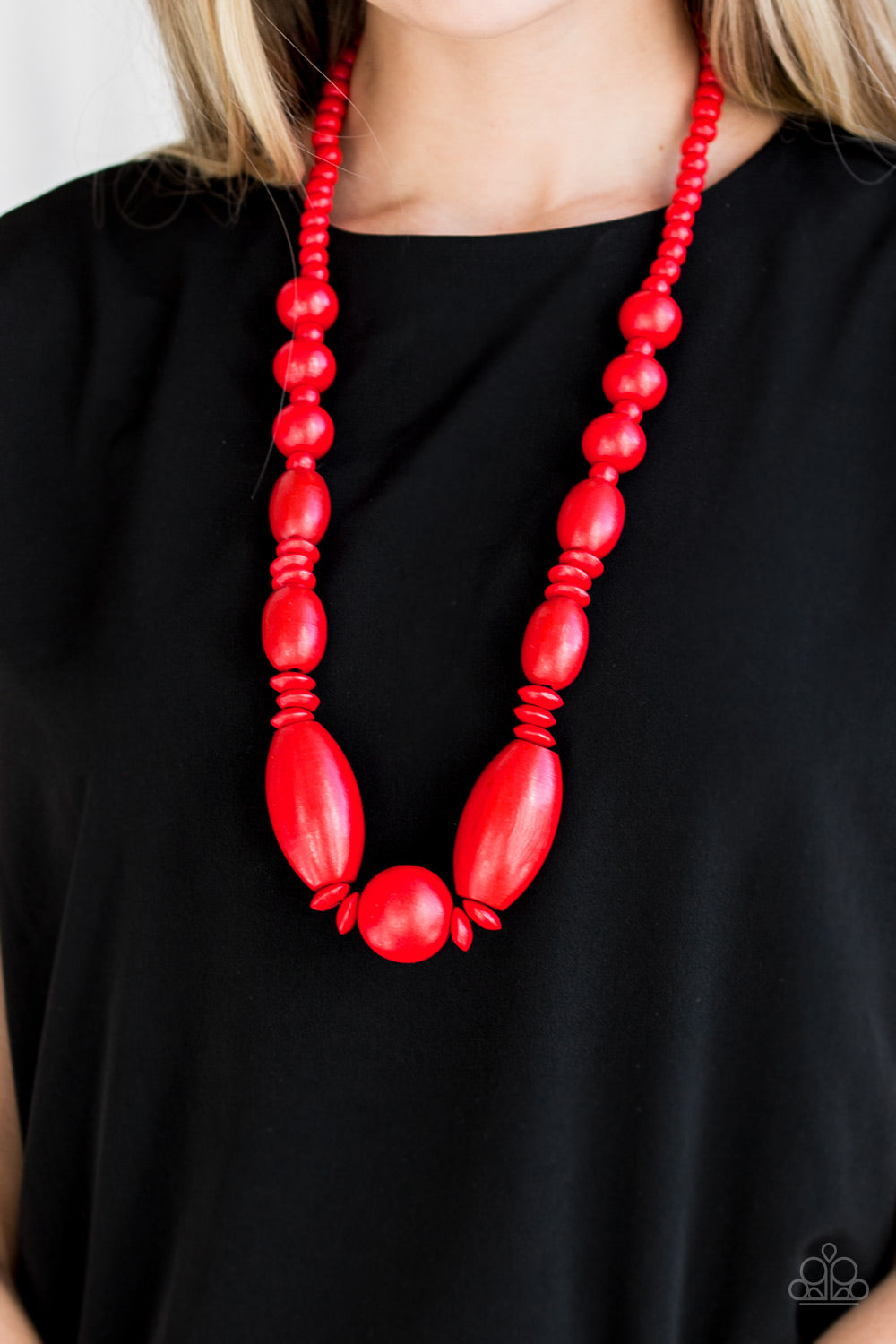 Summer Breezin - Red Necklace