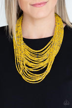 Load image into Gallery viewer, Rio Rainforest - Yellow Necklace 1032n