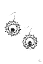 Load image into Gallery viewer, Wreathed in Whimsicality - Black Earring 2692E