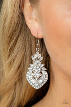 Load image into Gallery viewer, Royal Hustle - White Earring 2884e