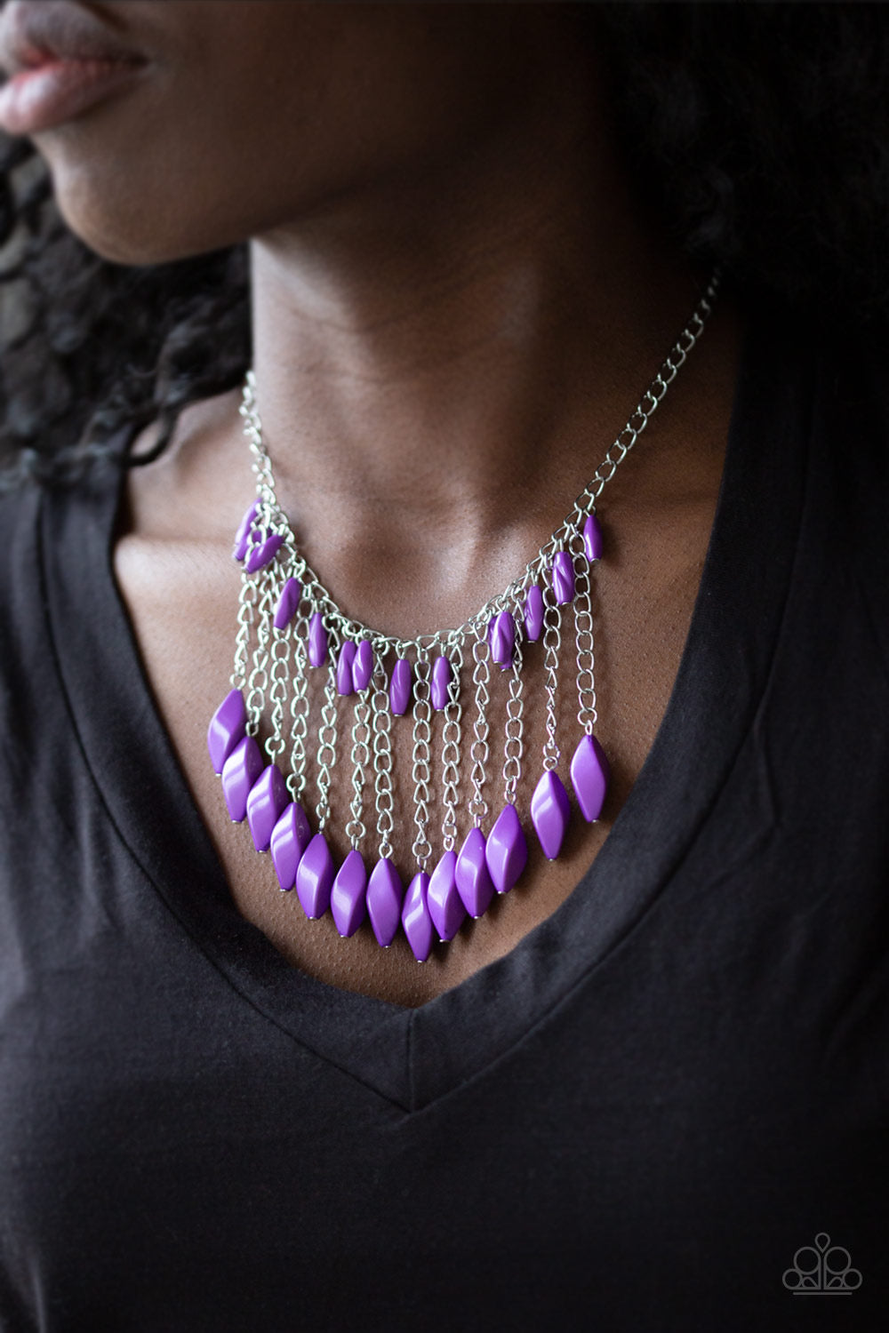 Venturous Vibes - Purple Necklace
