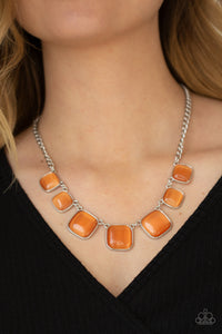 Aura Allure - Orange Necklace 1400n