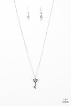 Load image into Gallery viewer, Lock Up Your Valuables -  White Necklace 71n