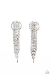 Dazzle by Default - White Earring 2816e